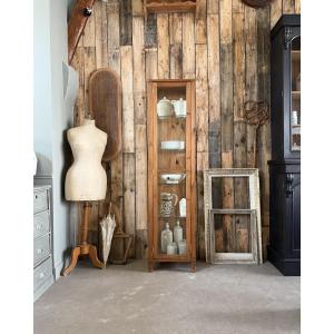 Pine Display Cabinet 