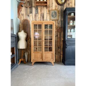 Vitrine en chêne années 50 (rénovée)