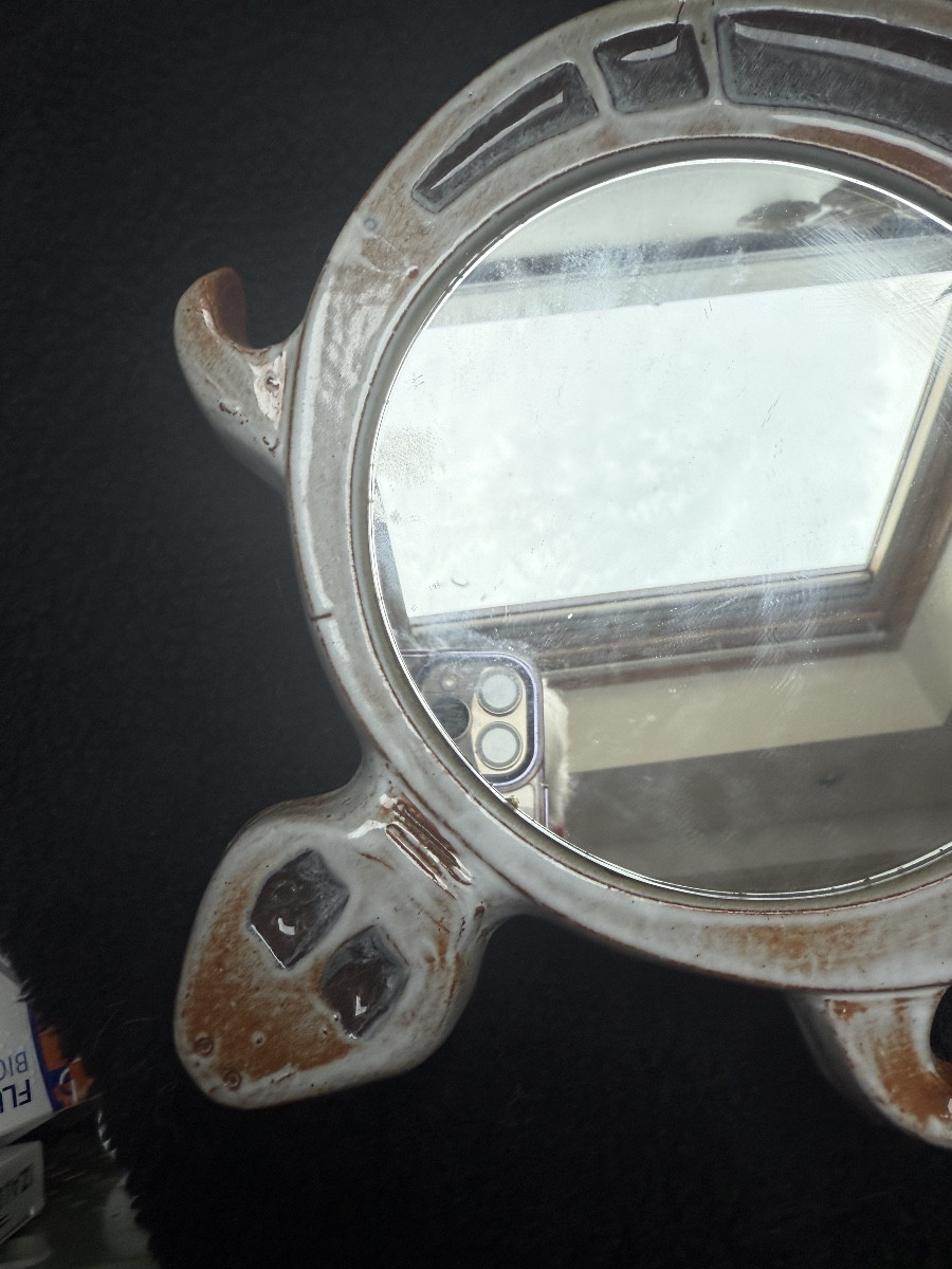 Petit mirroir en céramique-photo-2