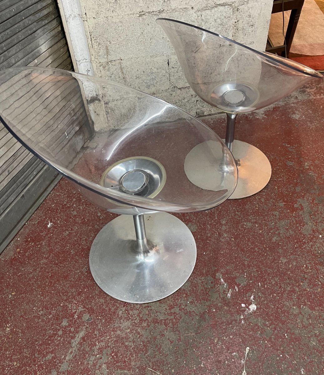 Paire De Fauteuil  Eros Philippe Starck