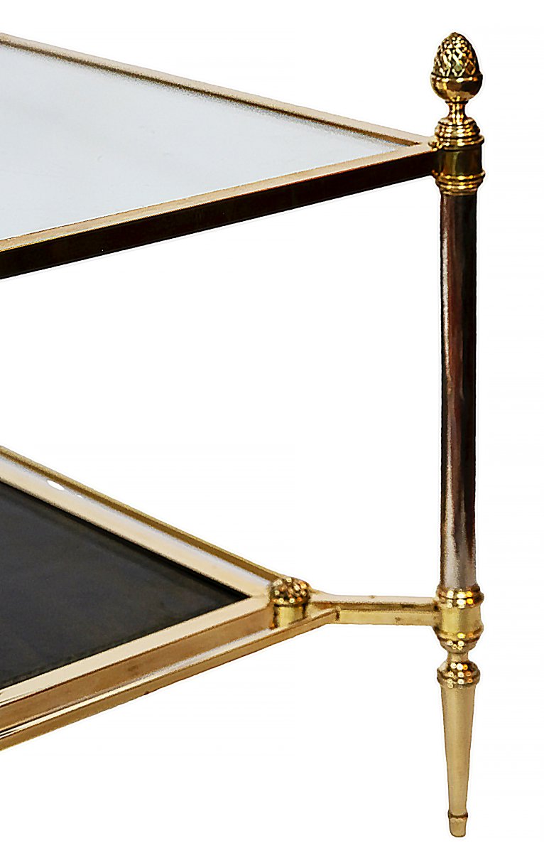 Table Basse/canapé Vintage Française Par Maison Jansen-photo-4