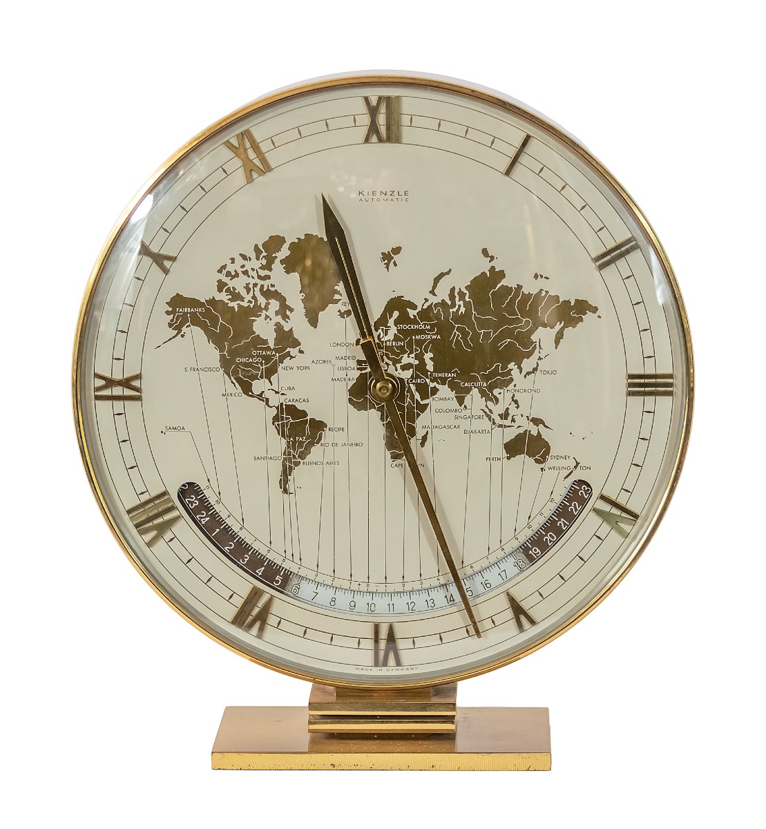 Horloge Kienzle allemande vintage, vers 1960