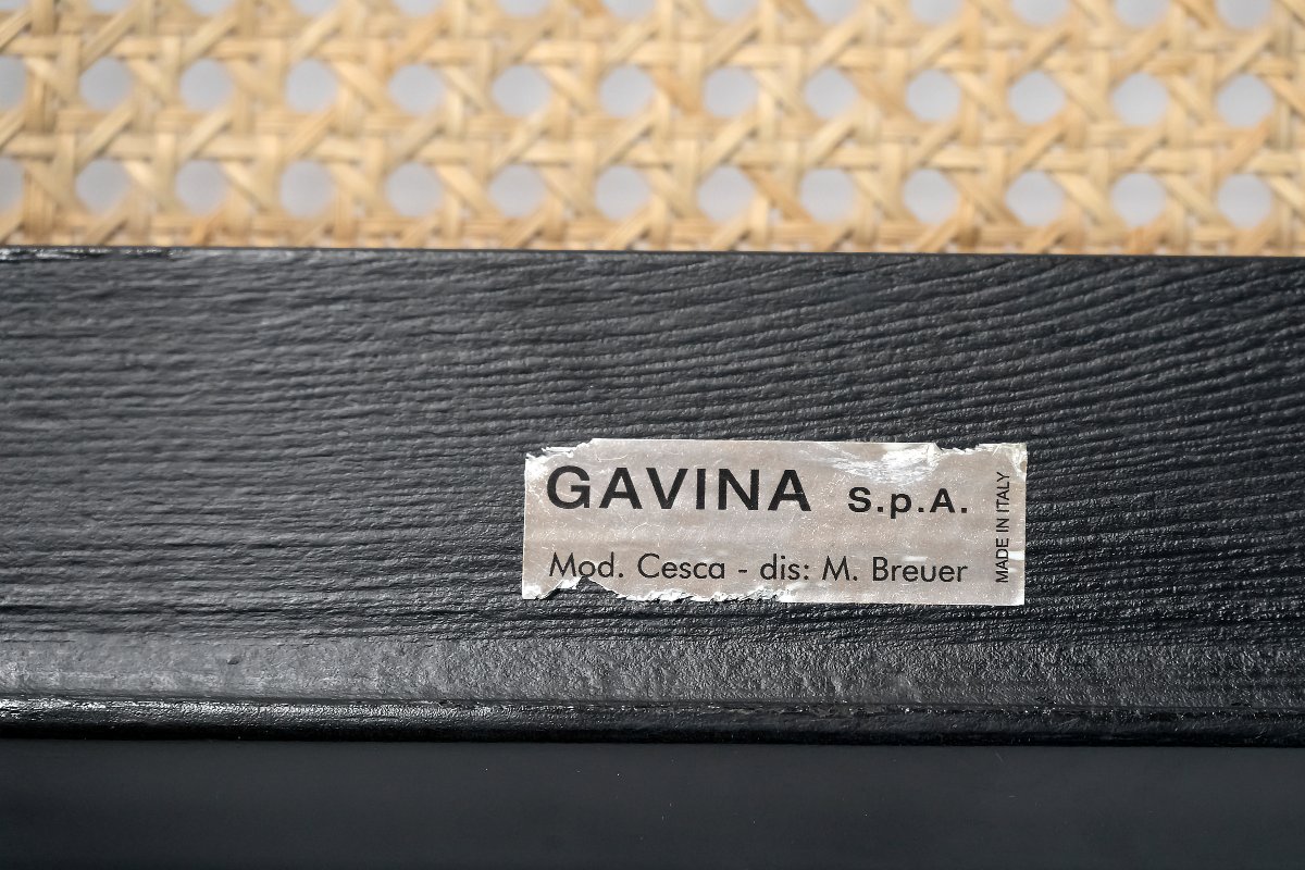 3 Piece Set. Mid-century Marcel Breuer Cesca Chairs By Gavina-photo-5