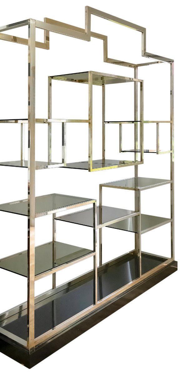 Mid-century French étagère/bookcase By Kim Moltzer, 1970's-photo-1