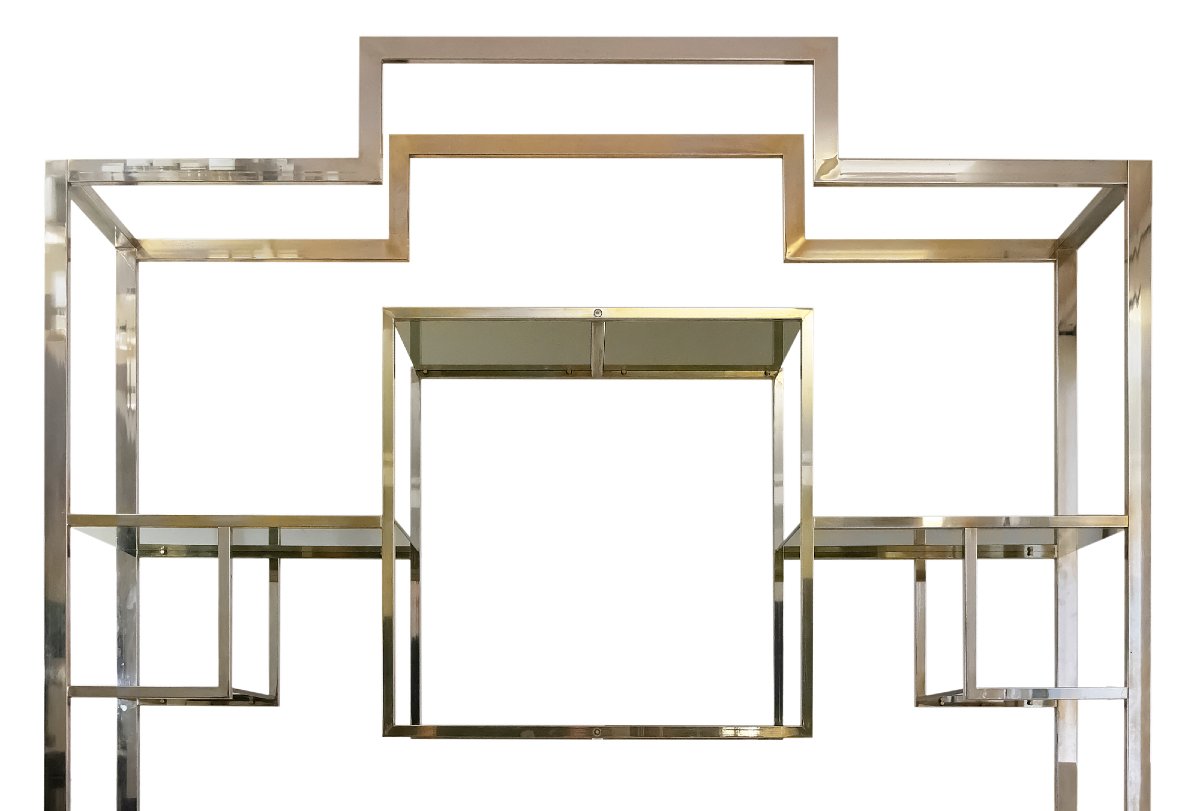 Mid-century French étagère/bookcase By Kim Moltzer, 1970's-photo-3