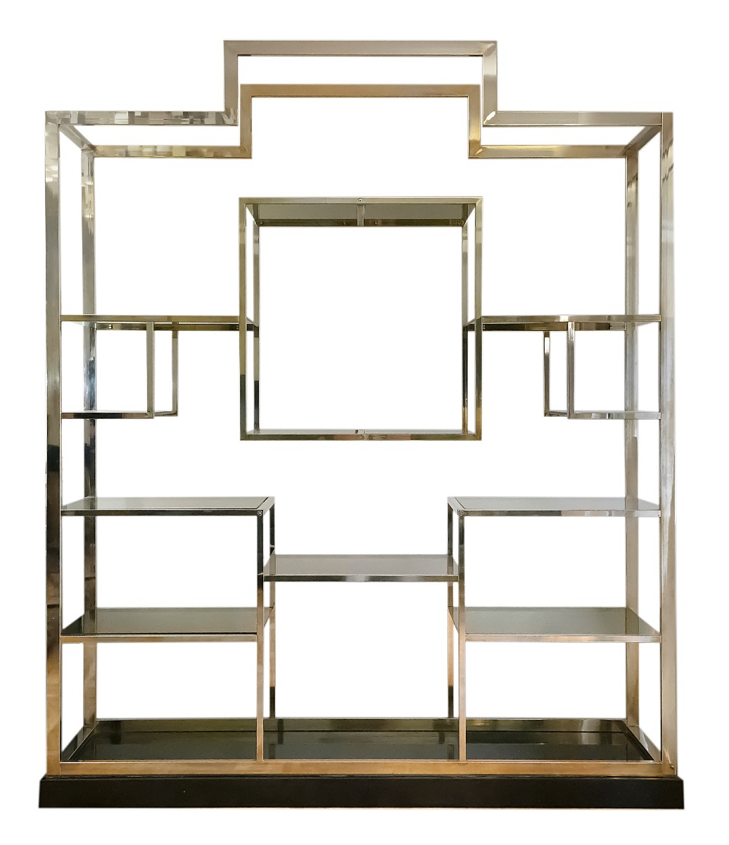 Mid-century French étagère/bookcase By Kim Moltzer, 1970's