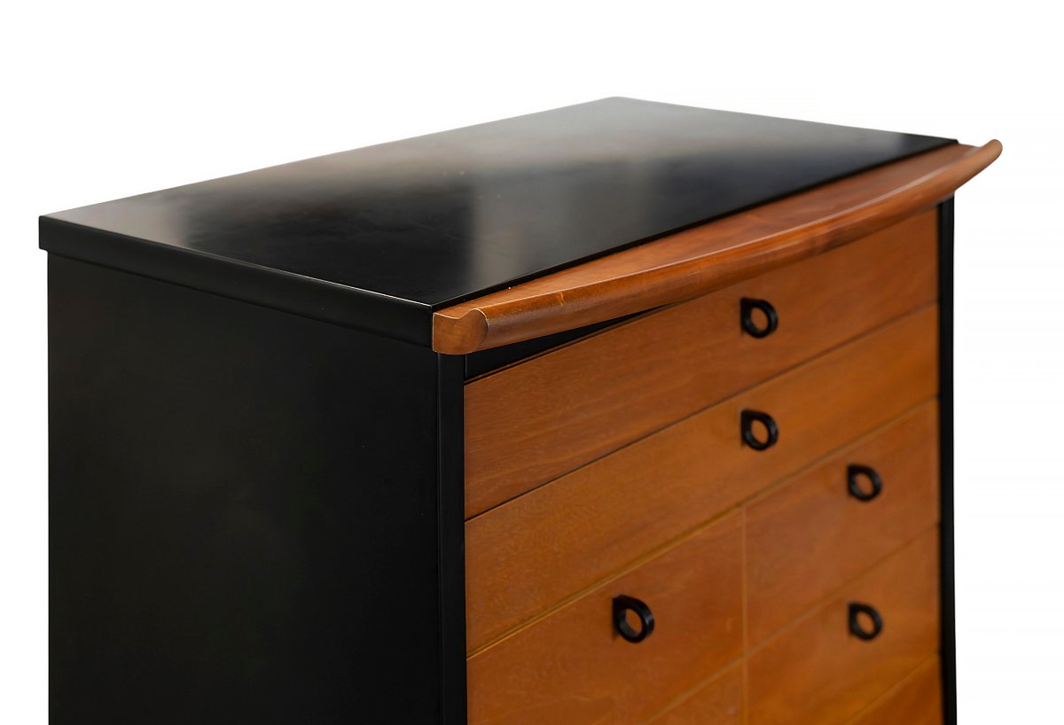 Commode italienne Umberto Asnago de style Mid-Century par Giorgetti, années 1980-photo-3