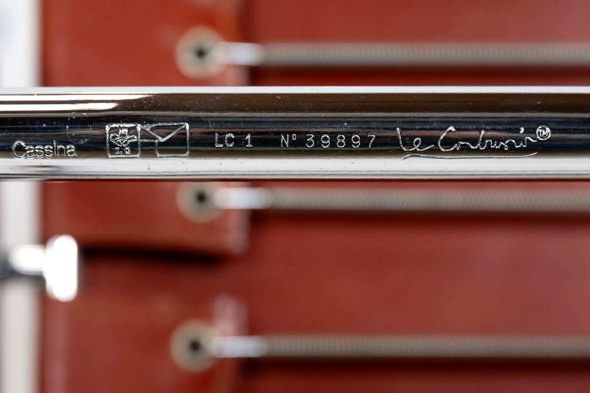 Fauteuil Vintage Le Corbusier LC1 par Cassina-photo-3