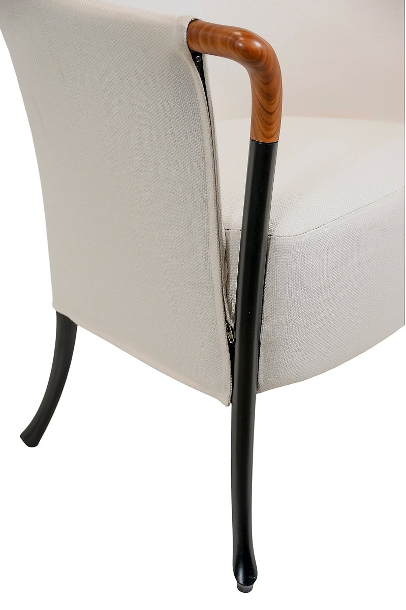 Ensemble de 2 pièces. Fauteuils Giorgetti Progetti par Umberto Asnago-photo-2