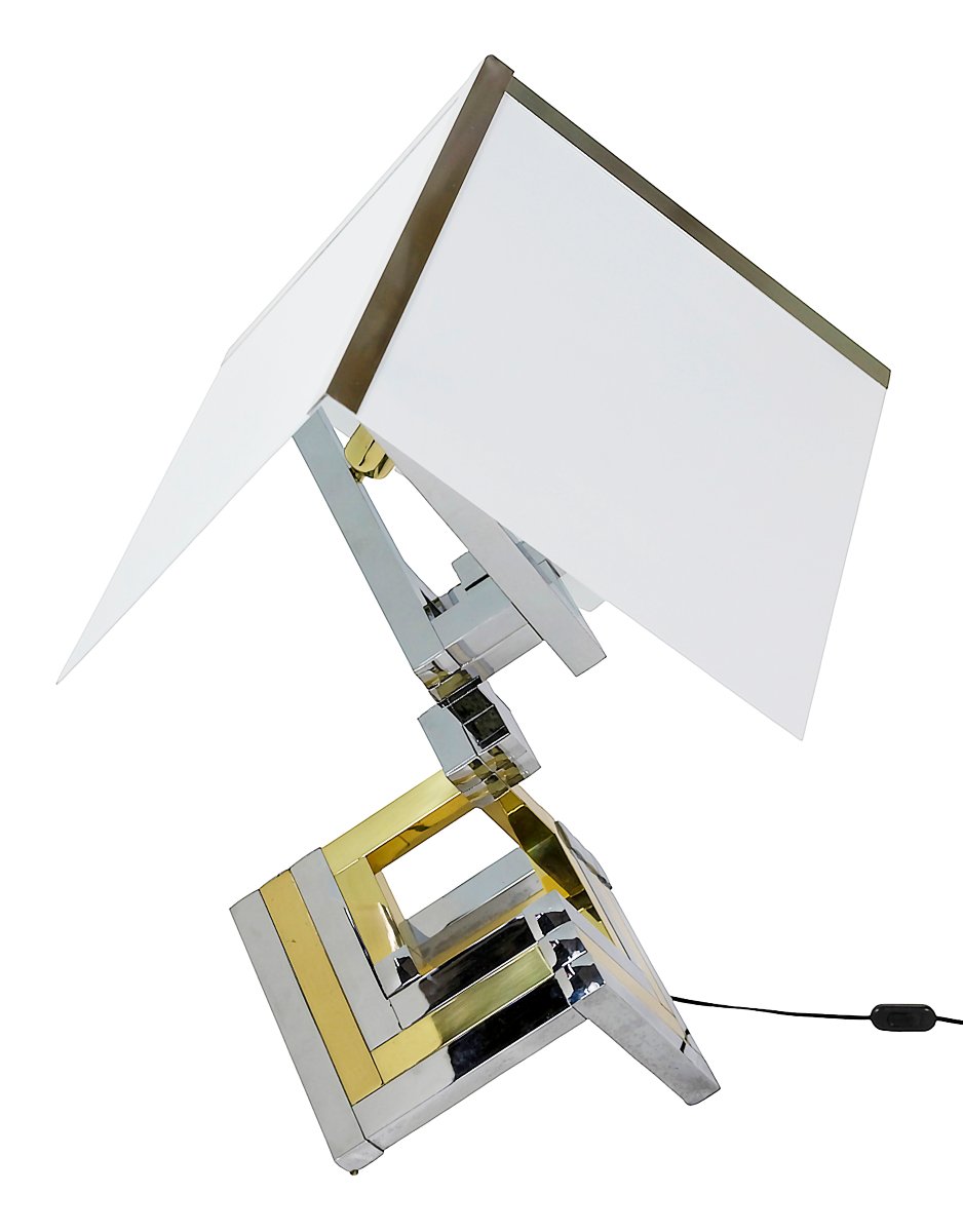 Table Lamp Willy Rizzo For Lumica, Mid-century Style, 1970s-photo-2