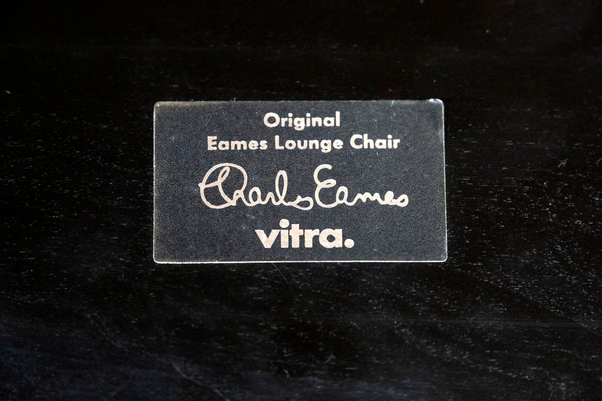 Vintage Eames Lounge Chair And Ottoman Set, Designed By Charles And Ray Eames For Vitra-photo-2