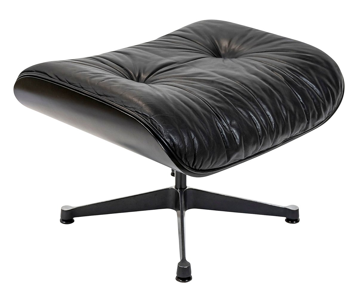 Vintage Eames Lounge Chair And Ottoman Set, Designed By Charles And Ray Eames For Vitra-photo-3