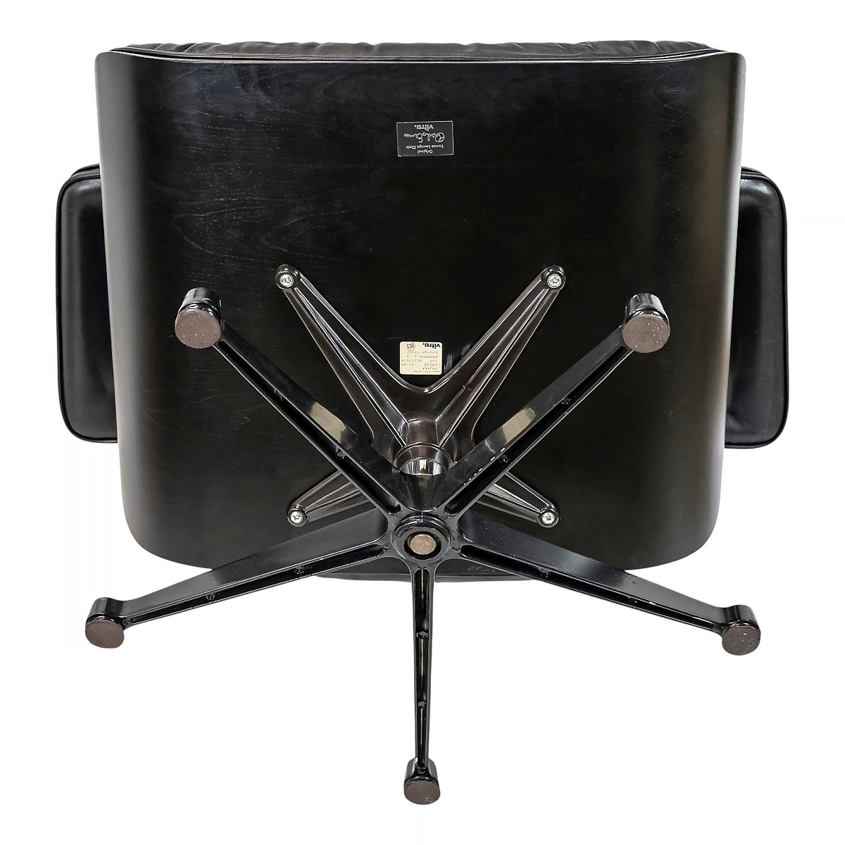 Vintage Eames Lounge Chair And Ottoman Set, Designed By Charles And Ray Eames For Vitra-photo-6