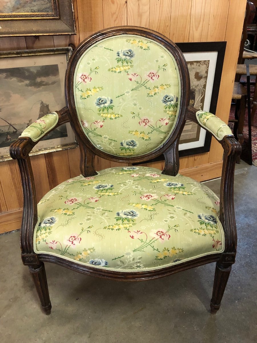 Paire de fauteuils 18ème -photo-4