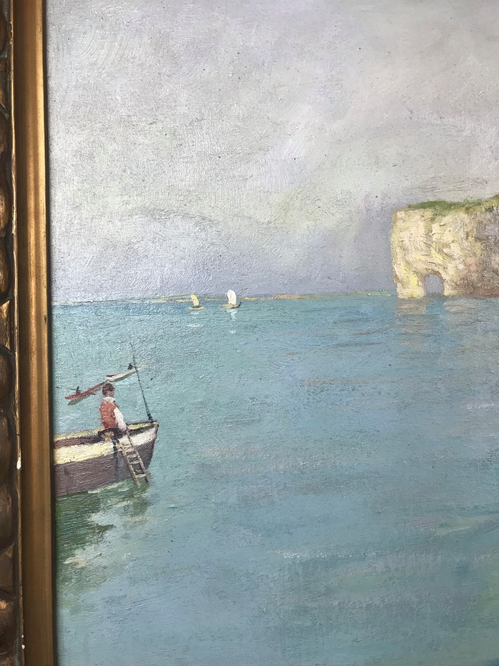 Tableau Impressioniste Etretat-photo-3