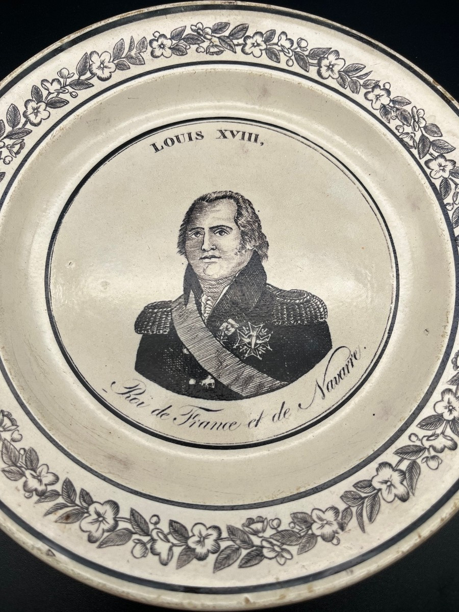 Assiette Louis XVIII  Epoque Restauration