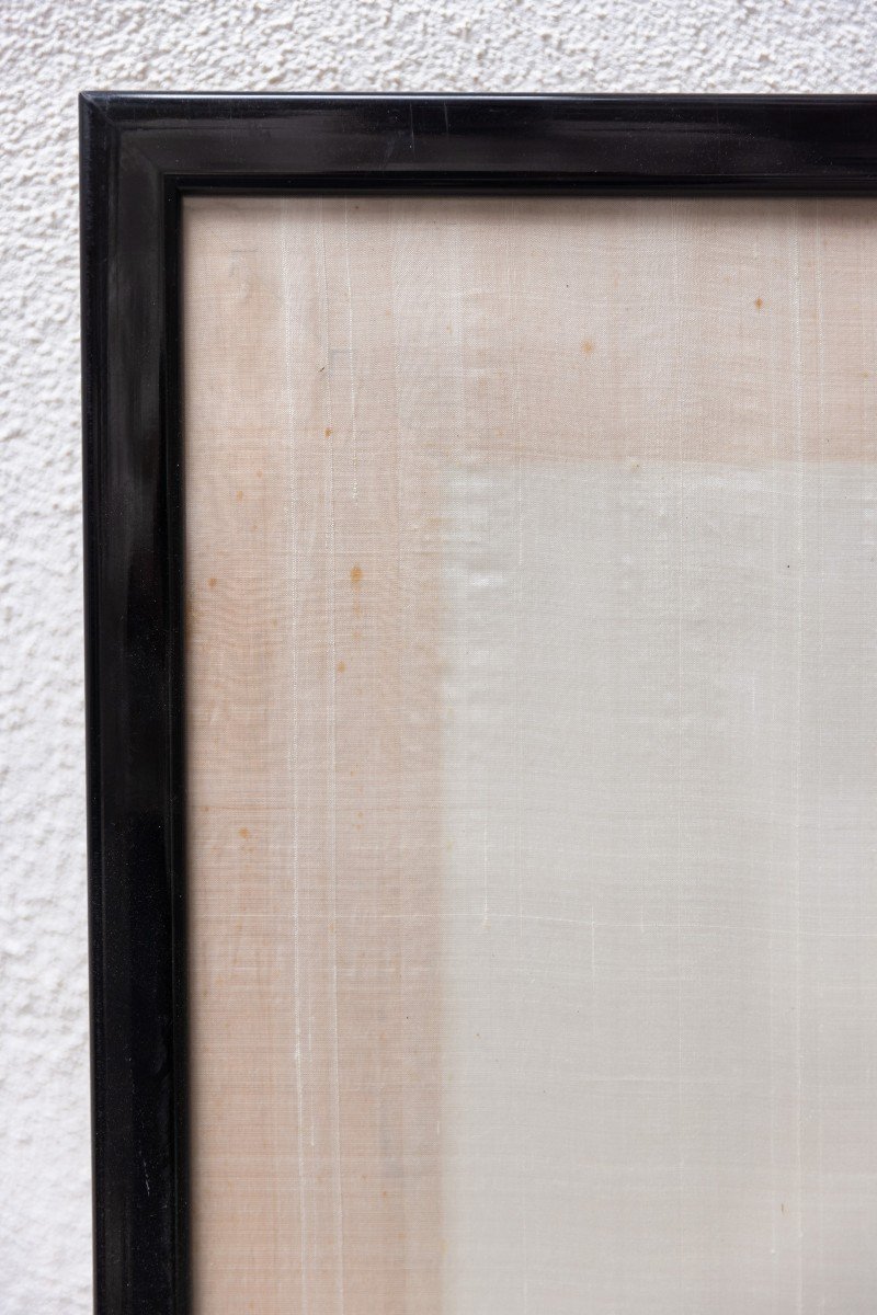 Peinture Japonaise Sur Soie-photo-2