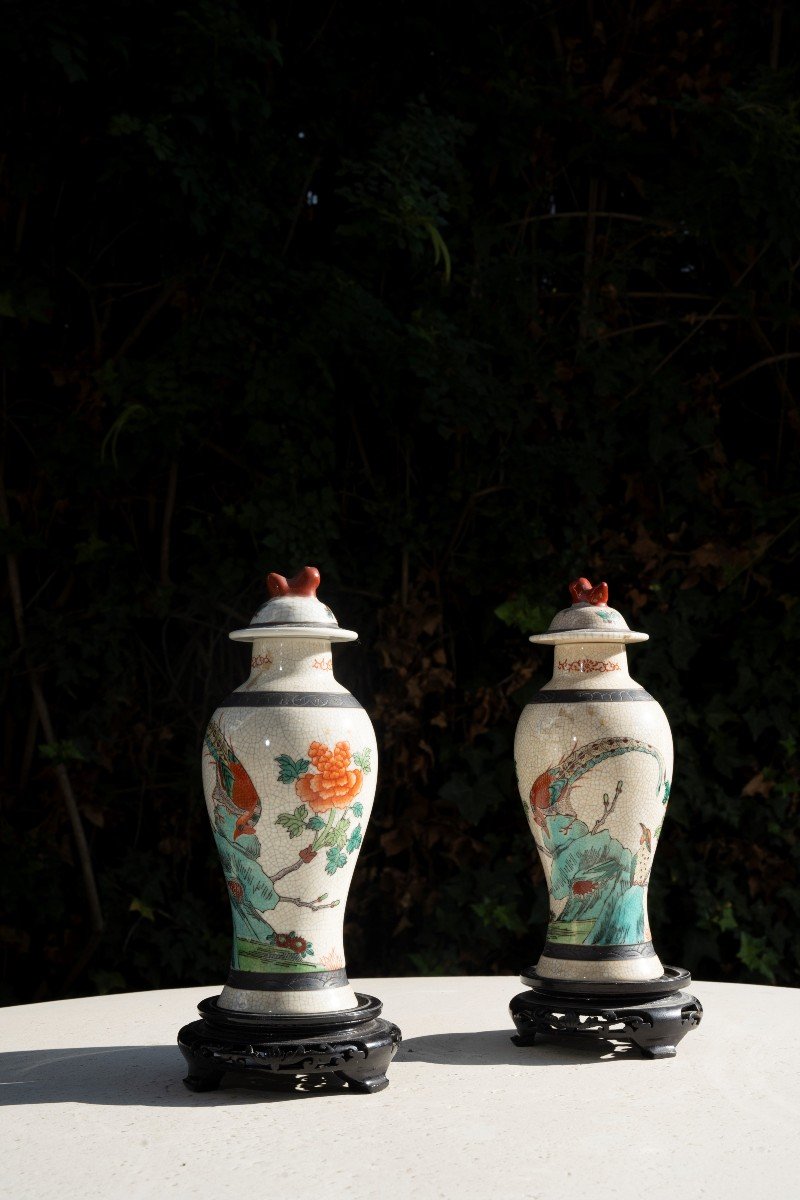 Pair Of Chinese Vases 