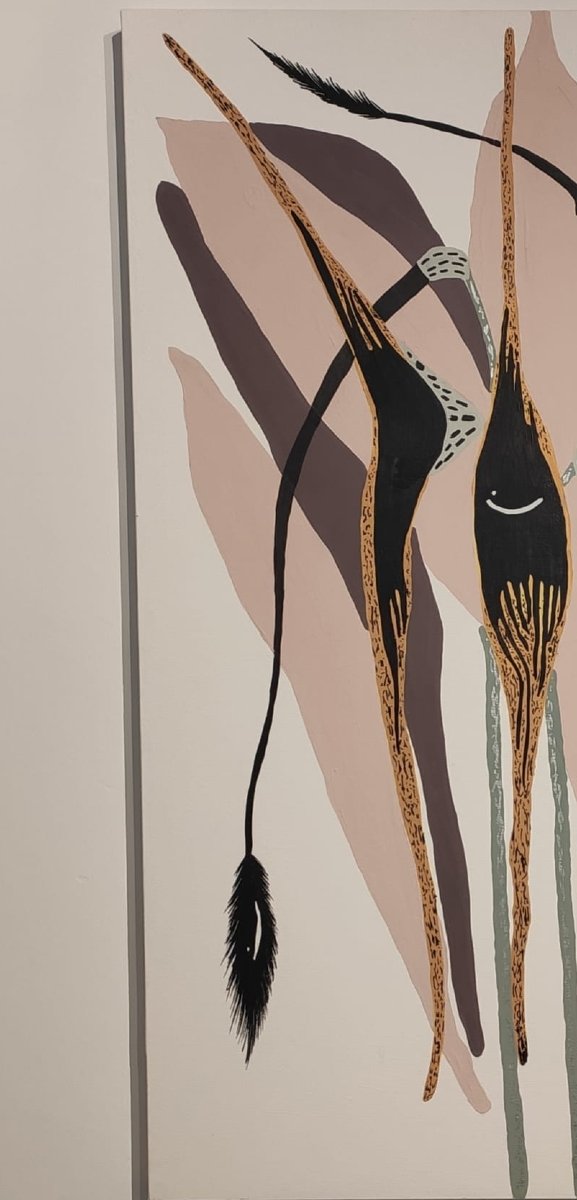 Quand la nature rêve – NessuNettuno - Technique mixte et acrylique sur toile-photo-2