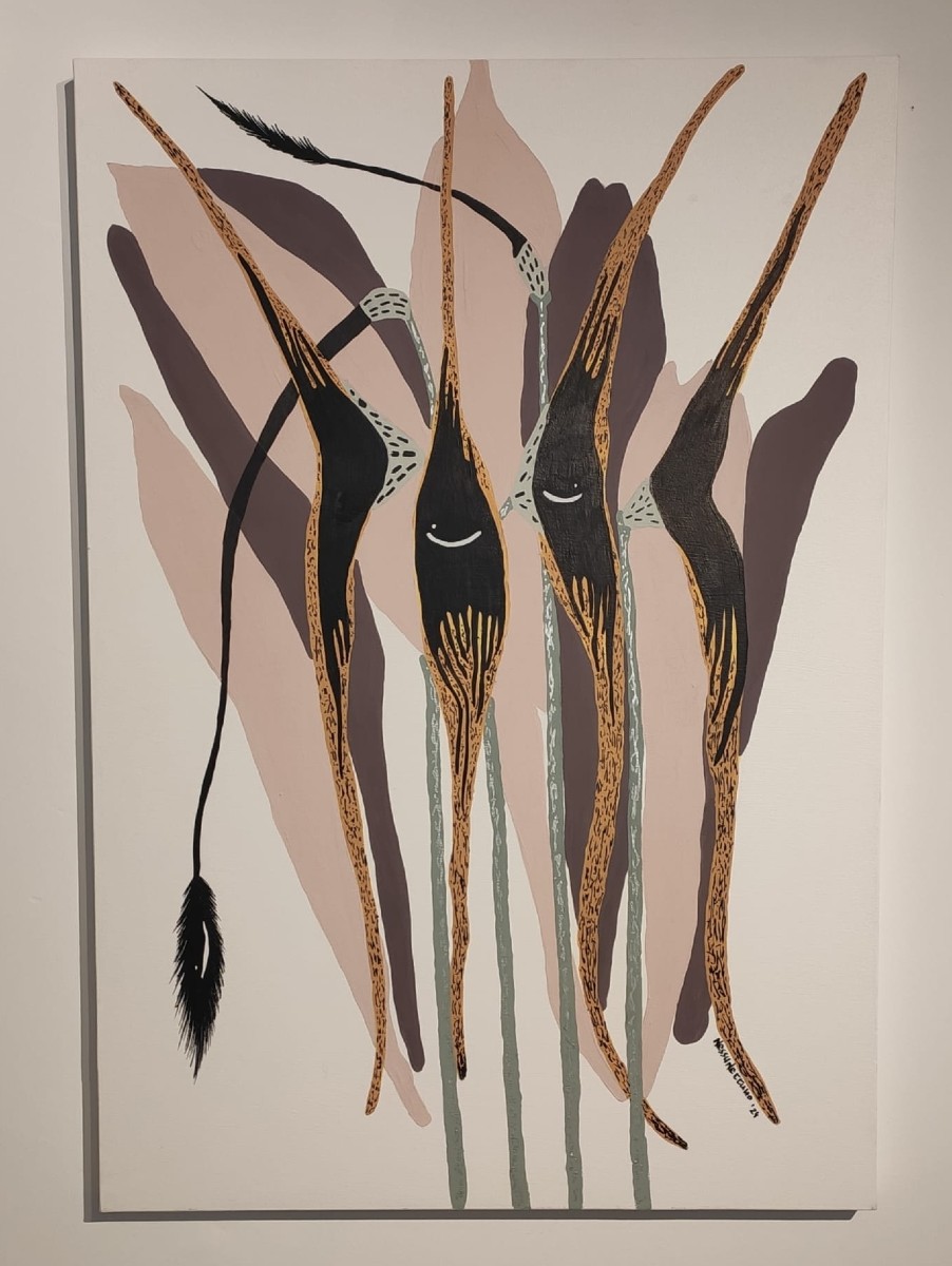 Quand la nature rêve – NessuNettuno - Technique mixte et acrylique sur toile