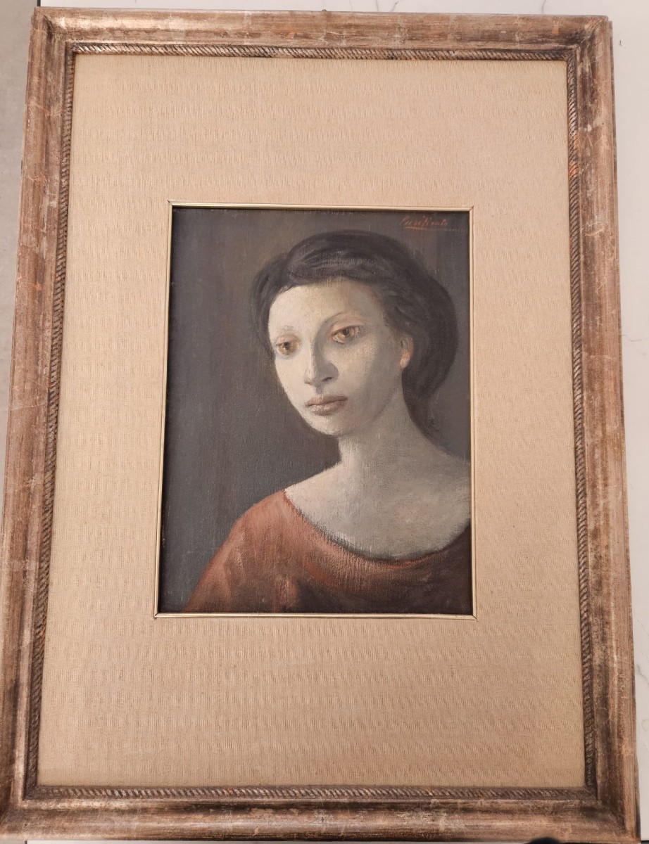 Peinture à l'huile sur toile de l'artiste Domenico Purificato