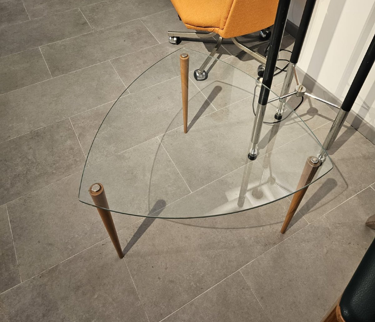 Table basse triangulaire des années 1950 -photo-3