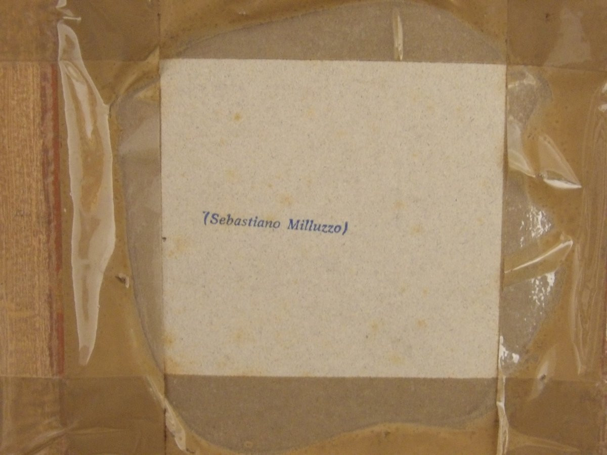 Enamelled Bas-relief Depicting The Madonna By The Artist Sebastiano Milluzzo-photo-2