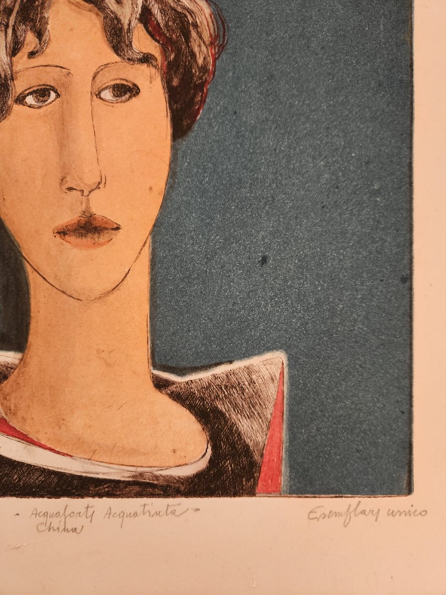 « Le Rêve », gravure à l'encre de Chine de l'artiste Giuseppe Guzzone-photo-4