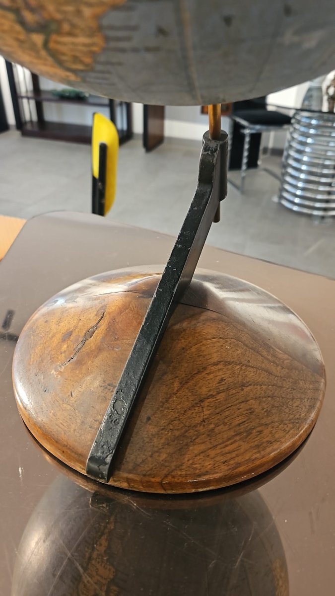 Globe vintage de fabrication allemande-photo-3
