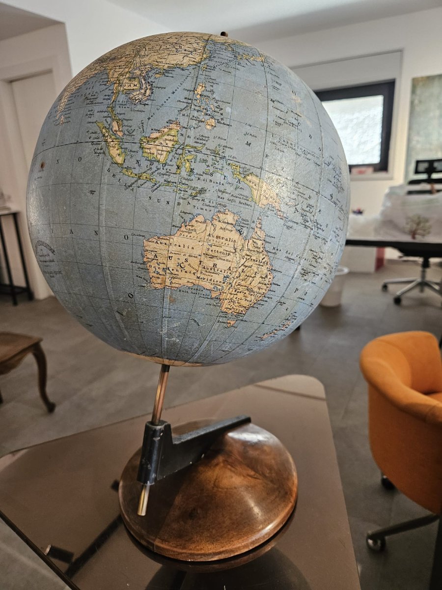 Globe vintage de fabrication allemande-photo-1