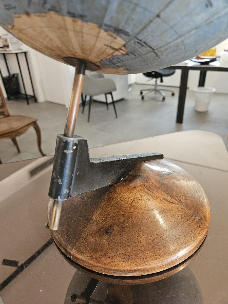 Globe vintage de fabrication allemande-photo-2