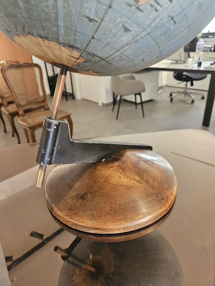 Globe vintage de fabrication allemande-photo-3
