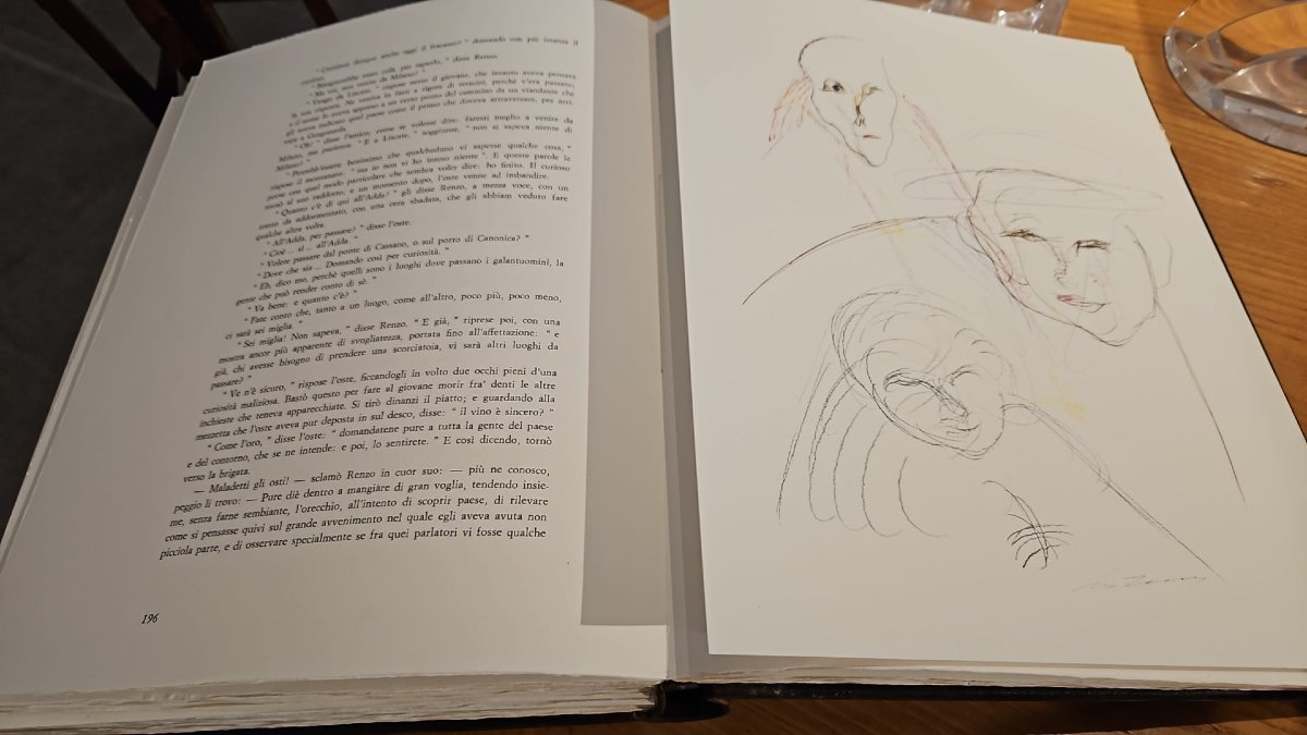 Deux volumes des "I Promessi Sposi" édition spéciale illustrée de 1973-photo-6