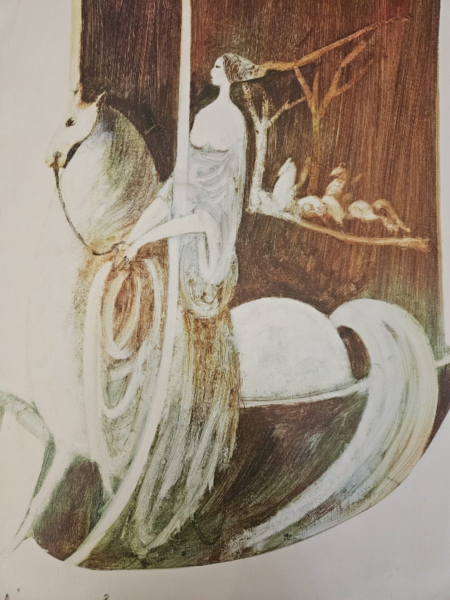 Cesare D'Angelo, tableau Femme à cheval-photo-4