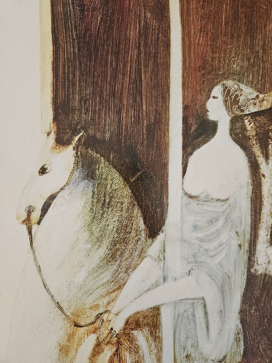 Cesare D'Angelo, tableau Femme à cheval-photo-3