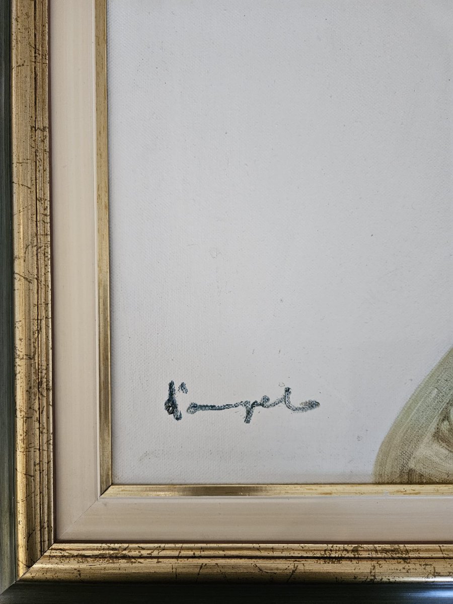 Cesare D'Angelo, tableau Profil de femme-photo-4