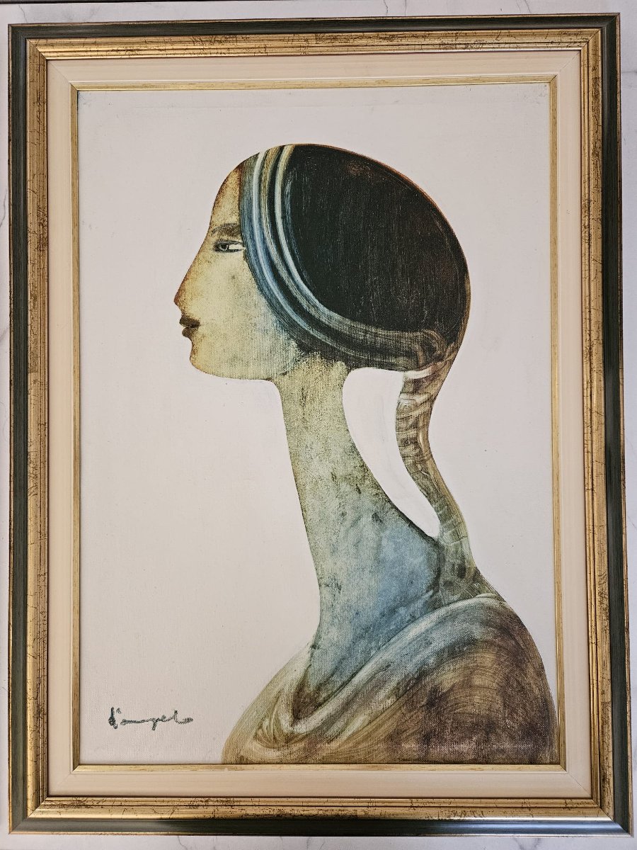 Cesare D'Angelo, tableau Profil de femme