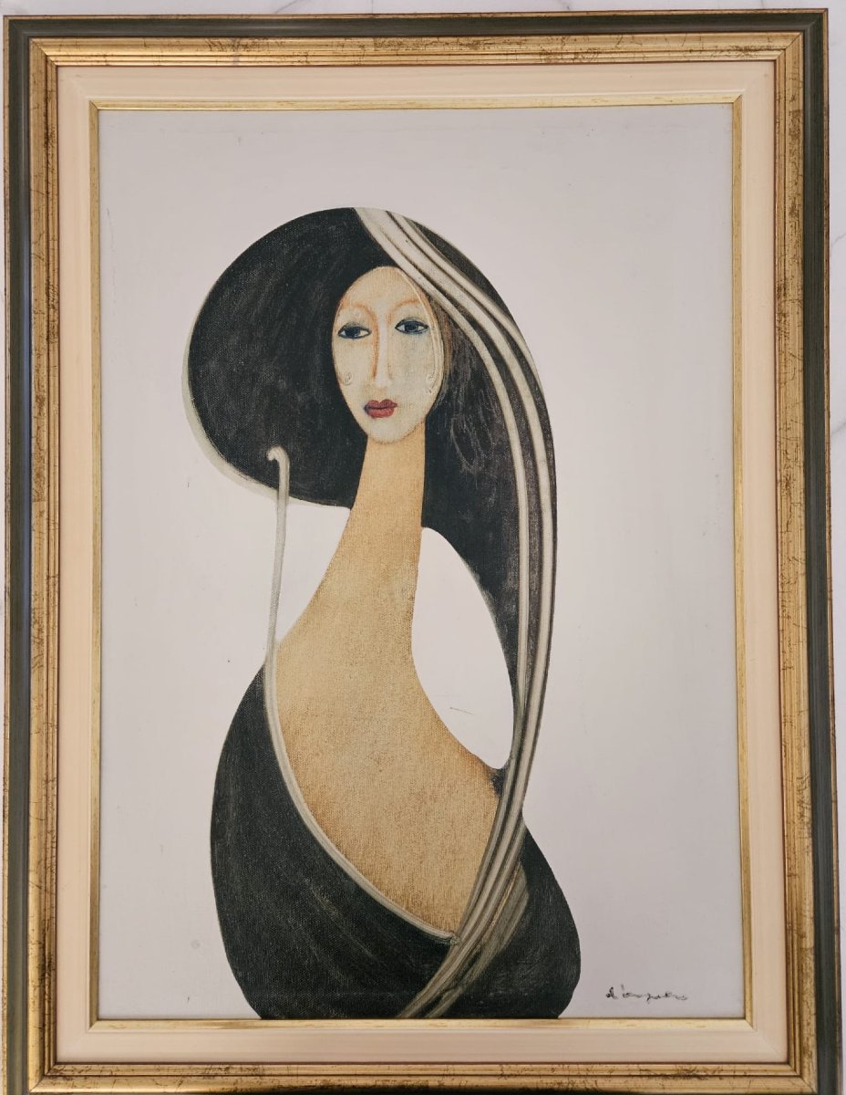 Cesare D'Angelo, tableau Femme au chapeau
