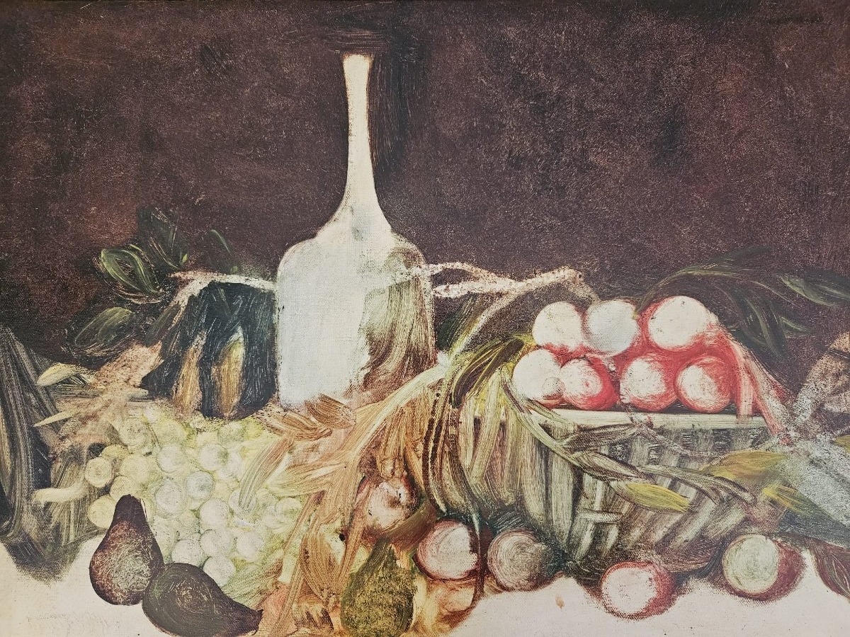 Cesare d'Angelo, Painting *still Life*-photo-1