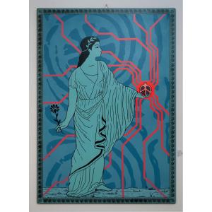 Persefone, Gabel.es , Mixed Technique On Mdf Panel