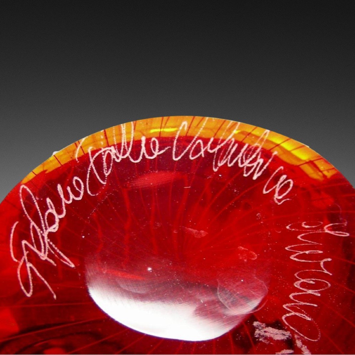 Blown Glass Art Vase By The Master Adriano Dalla Valentina (1945-2019), Murano-photo-1