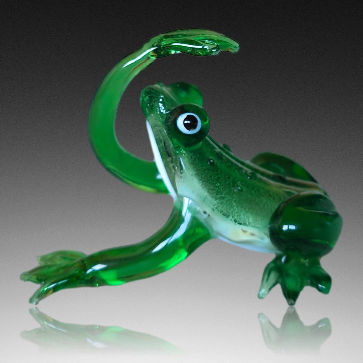 * Dancing Queen * - Amazing Murano Glass Frog, Avem 1960s-photo-2