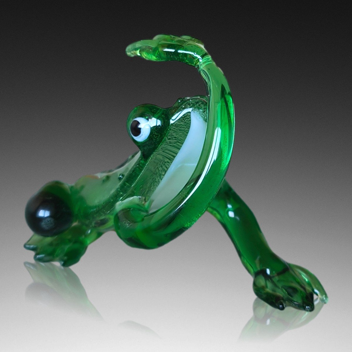 * Dancing Queen * - Amazing Murano Glass Frog, Avem 1960s-photo-4