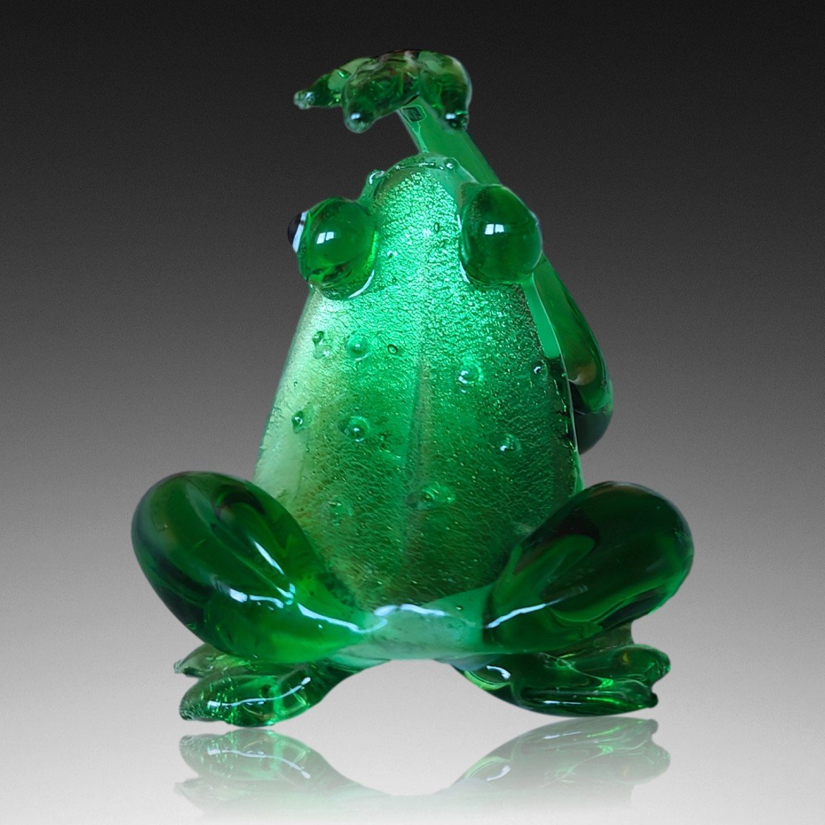 * Dancing Queen * - Amazing Murano Glass Frog, Avem 1960s-photo-2