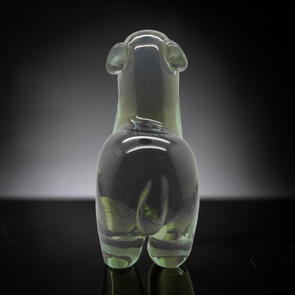1957 - Seguso Vetri d'Arte Flavio Poli, Ours En Verre De Murano Néodyme, modèle 11692-photo-4