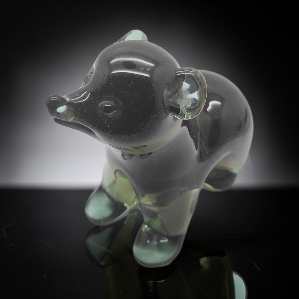 1957 - Seguso Vetri d'Arte Flavio Poli, Ours En Verre De Murano Néodyme, modèle 11692-photo-2