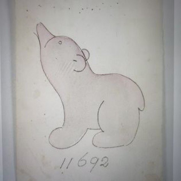 1957 - Seguso Vetri d'Arte Flavio Poli, Ours En Verre De Murano Néodyme, modèle 11692-photo-6