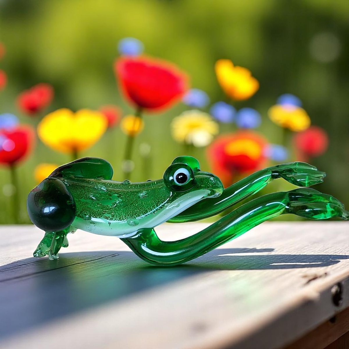 Murano Glass Frog Figurine, Avem (arte Vetraria Muranese) 1960s-photo-2