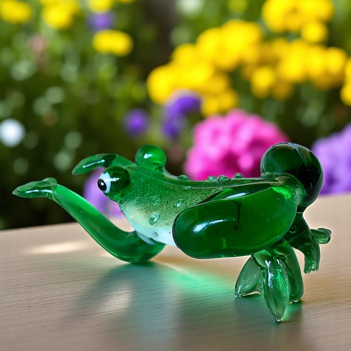 Murano Glass Frog Figurine, Avem (arte Vetraria Muranese) 1960s-photo-4