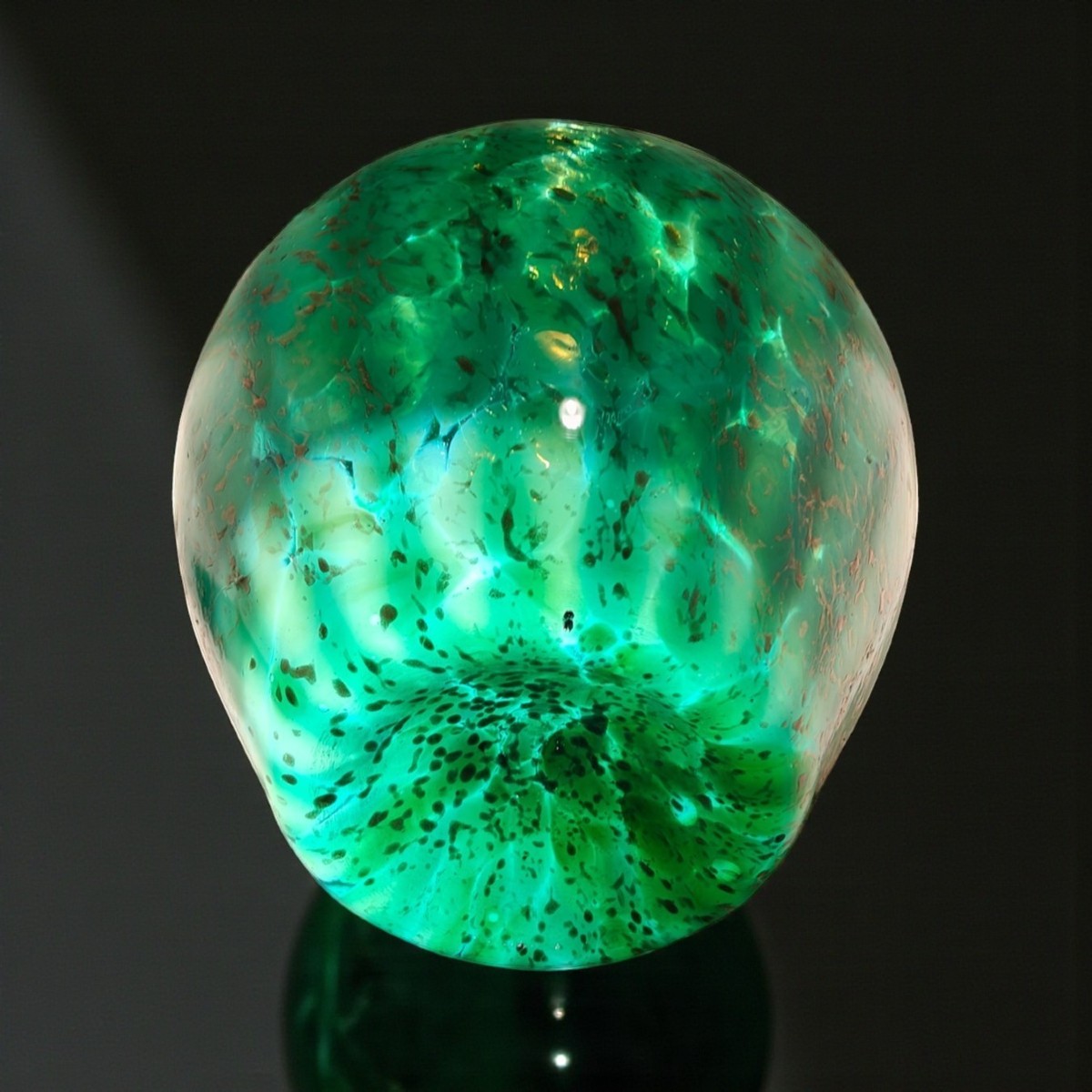 F.lli Toso, Murano 1930, Wonderful Blown Glass Vase-photo-2
